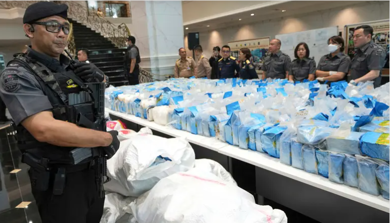 Thailand Sita Lebih dari 2 Ton Sabu Kristal Senilai Lebih dari Rp1,5 Triliun
